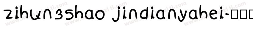 zihun35hao jindianyahei字体转换